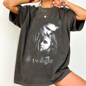 Comfort Colors Twilight Vintage Distressed Unisex Heavy Cotton 90s Tshirt