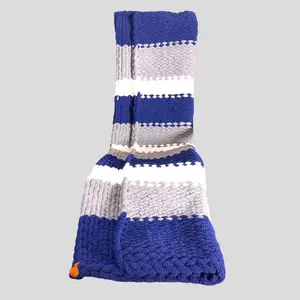 Chunkyknit D Cowboy Chenille Throw