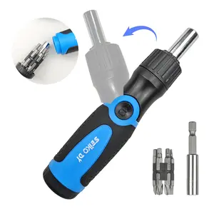 16 in 1 multi drill screwdriver set tool, portable multifunctional screwdriver, slotting/Philips/meter/plum blossom/square, nut screwdriver