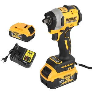 DeWalt DCF850 20V Lithium-Ion Cordless Impact Wrench High Torque Rechargeable Power Tool for Pros & DIYers with 20V Battery