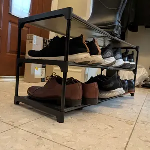 Kitsure Shoe Rack - 3-10-Tier Shoe Organizer with Side Handles for Closet Entryway Bedroom Easy Assembly Storage Shelf for Versatile Placement