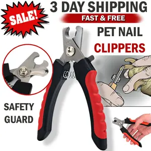 Cat Nail Clipper, Dog Nail Clipper Cat Nail Clippers with Safety Guard, Cat Claw Clippers Dog Nail Clippers for Small Dogs, Puppy Nail Clippers Cat Dog Nail Clipper