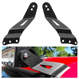 Nilight 52 Inch Curved Light Bar Mount Bracket at Upper Windshield Roof Cab for 1999-2006 Chevy Silverado Suburban Avalanche Tahoe & GMC Yukon Sierra (Pair)