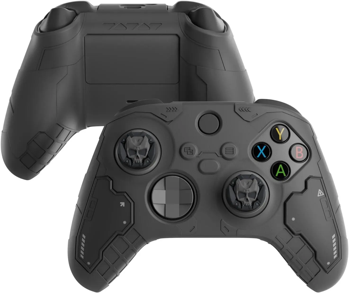 GeekShare G.S.TAC Tactical Controller Skin Grips Set, Anti-Slip Silicone Protective Cover Skin Case for Xbox Series X/S Controller with 2 Thumb Grip Caps