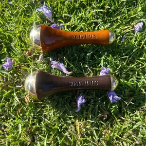 Kansa Facial Wand and Tongue Scraper Set