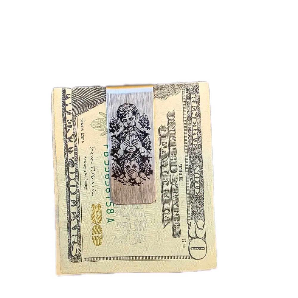 No Evil Stainless Steel Money Clip - Durable Design No Evil Stainless Steel Money Clip - Durable Design