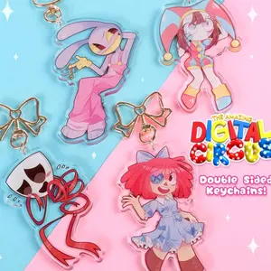The Amazing Digital Circus Acrylic Keychain Double Sided!