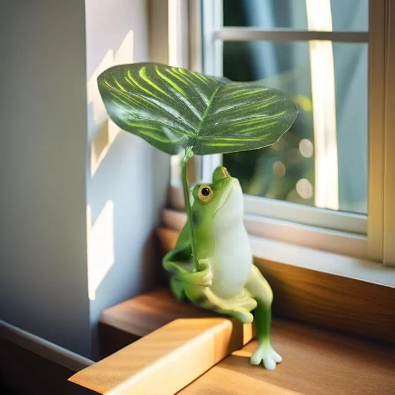 Whimsical Stress-Relieving Frogs Garden Decor - Relaxation-Focused Ornaments with Playful Element for Balconies, Courtyards, Those Looking to Add a Touch of Fun and Relaxation, Yard Art, Garden Statues & Sculptures
