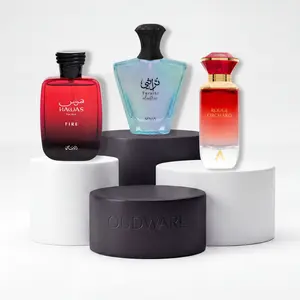 Rasasi Hawas Fire 100ml EDP + Afnan Turathi Electric 100ml EDP + Atralia Rouge Orchard 100ml EDP - Bundle of 3 - Long Lasting Fragrance Bundle Set