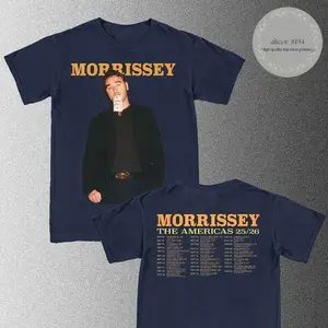 Morrissey The Americas 2025 2026 North America City Dates Two Sided T Shirt/Hoodie