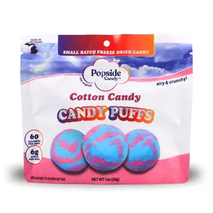Freeze Dried Cotton Candy Taffy - Premium Freeze Dried Candy Sweet Snack