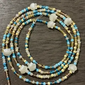 Ocean breeze Tie on waist beads