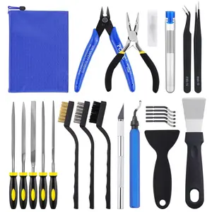 38 count  Printer Tool Kit,  Printer Accessories Includes Nozzle Cleaning Kit, Deburring Tool, Files, Pliers, Removal Scrapers Suitable for  Print Removing, Cleaning, Finishing