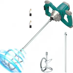 Portable Multi-Speed Horizontal Mixing Tool 2100W Concrete Cement Mixing Drill 6-Speed Variable 800RPM 1-Piece Set