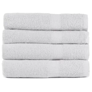4 Pack: 100% Cotton Bath Towel Set 27X54 Bath Towels Super Soft Thick Absorbent Quick Dry Luxury Hotel Spa Bathroom Body Towels High Absorbency Everyday Use for Adults