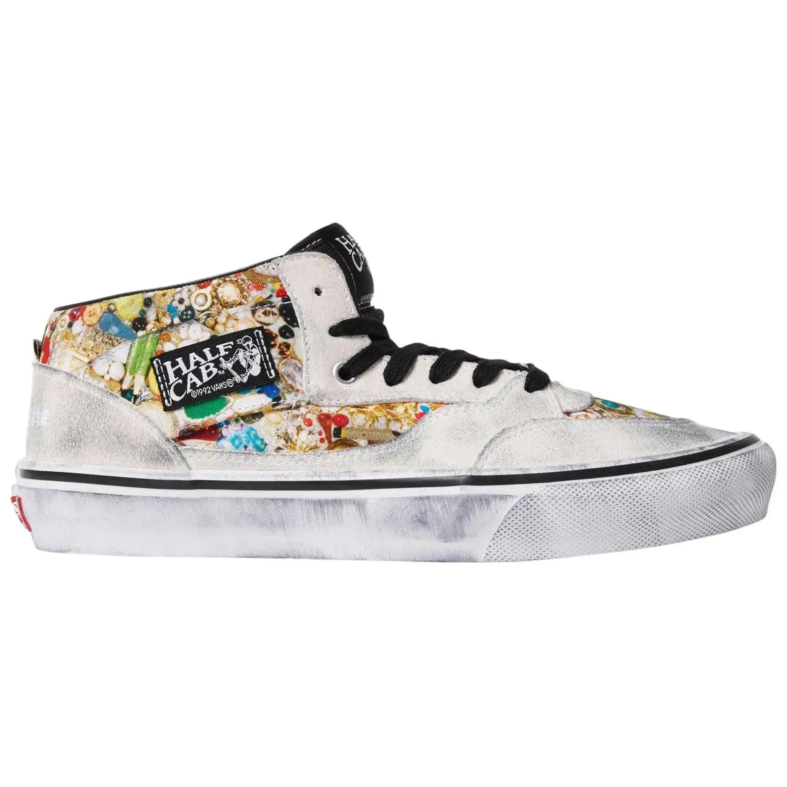 Vans Half Cab Supreme x Mike Kelley White