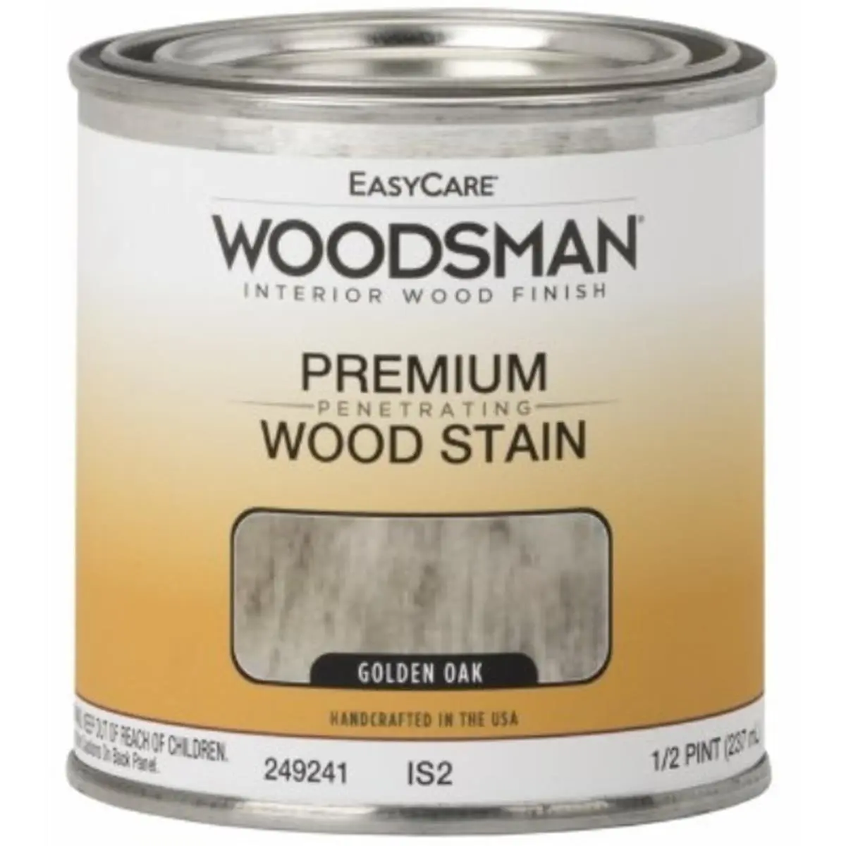 212 MAIN 0.5 Pt Easycare Woodsman Oil-Based Interior Stain, Golden Oak, VOC Compliant Wood Finish