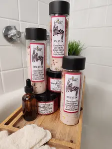 Bath Sets: MARY (Resilient Rose) Organic Body Scrubs