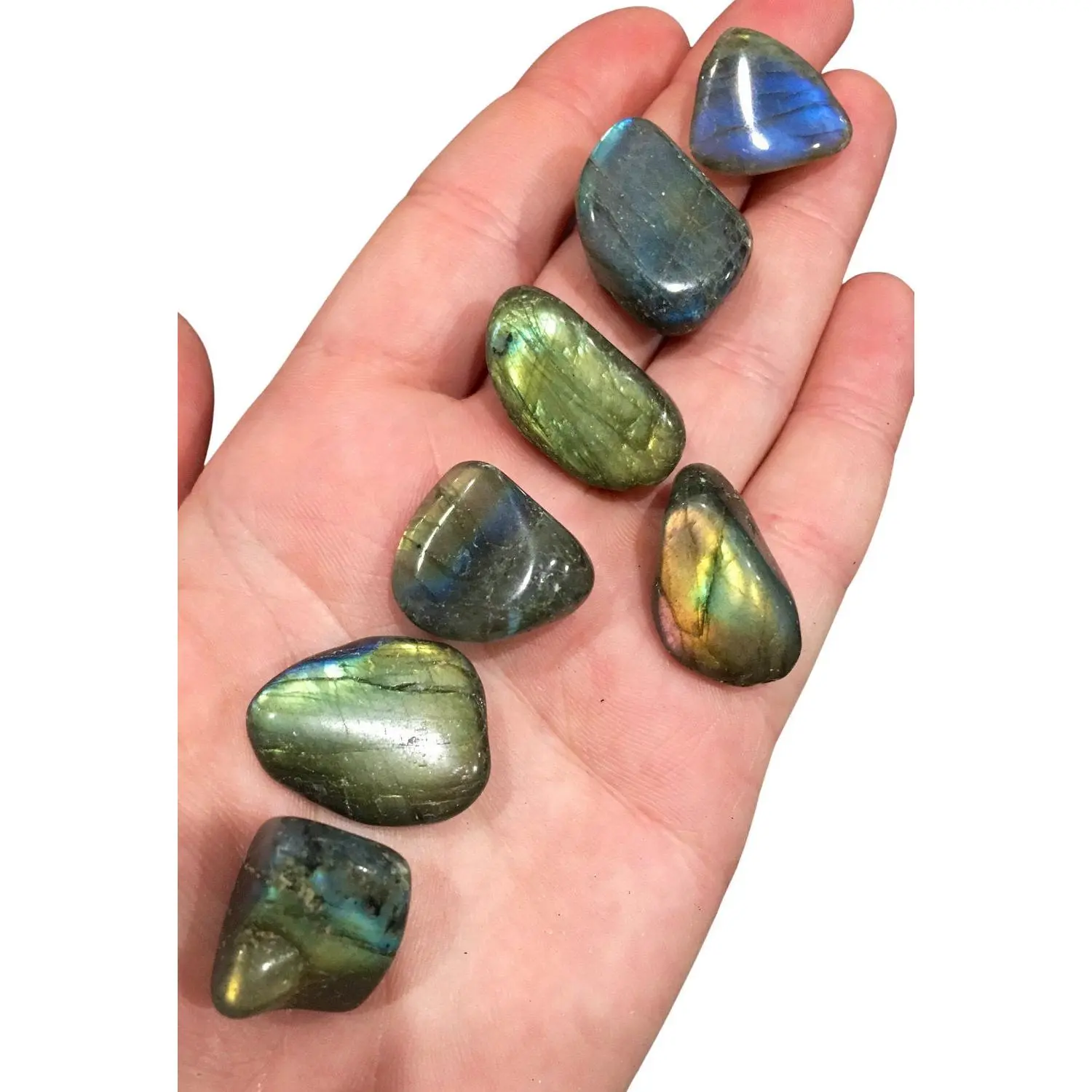 Labradorite Tumbled Stone - Polished Labradorite Crystal Labradorite Tumbled Stone - Polished Labradorite Crystal