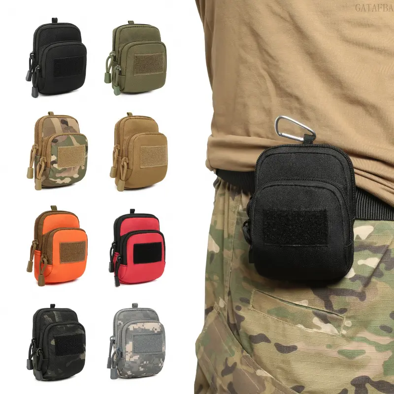 Multi‑Functional Tactical Mini Waist Pack, Belt‑Mounted Outdoor Utility Pouch, Compact Durable Storage Bag for Hiking Camping, Key & Coin Organizer for Daily Outdoor Activities