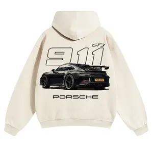 911 GT3 Unisex pure cotton sweatshirt, Soft Oversized Fit, good graphic hoodies, Racing Car Pattern Street Wear Car Meet, Gift for Boyfriend, Men's gifts