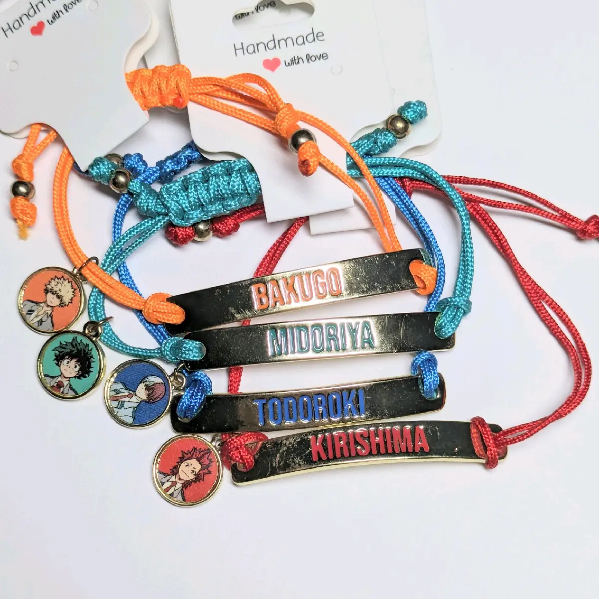 Best Friends Anime Bracelet Set of 4