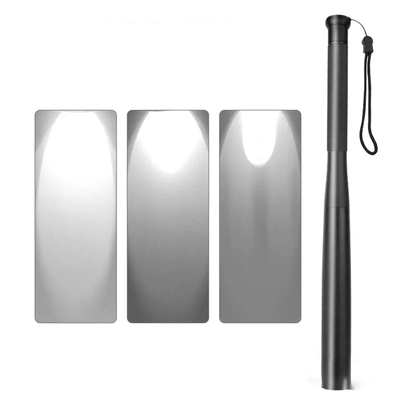 1PC Baseball Bat Flashlight, alloy wear-resistant & drop-proof, high-power long-range light, High Powered Flashlight, multifunctional defense Torch for security patrol, outdoor camp, car emergency, long handle Hand Lamp