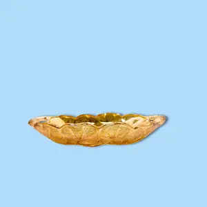 Vintage Marigold Indiana Carnival Glass Relish Dish