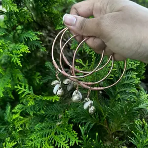 Copper chime cuffs