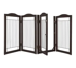 PETMAKER Freestanding Dog Gate 4-Panel FoldableFence PETMAKER Freestanding Dog Gate 4-Panel FoldableFence