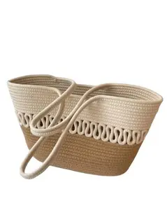 Handmade Bag Attractive| Bamboo Tote | Beach Bags for Women Handbag