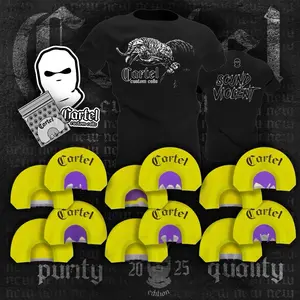 Cartel Custom Calls - O Block Collection - Turkey Call 6 Pack - Shirt - Stickers