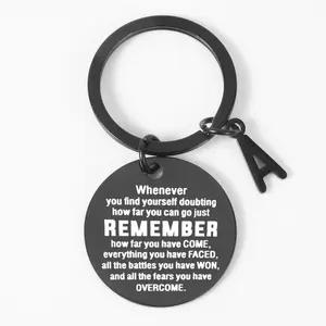 Stay Strong Recovery Keychain Gift - Sympathy, Sobriety, Post Surgery, Addiction, Cancer Survivor, AA Warrior Gift