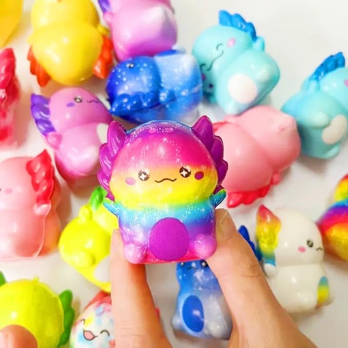 24 Pack Prefilled Easter Eggs with Slow Rising Squishy Toys – Easter Basket Stuffers & Egg Hunt Fillers for Kids Boys Girls – Easter Toys Party Favors