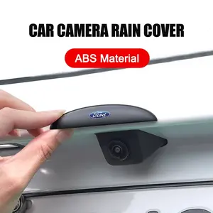 Car Reverse Camera Rain Cover ABS Rain-Proof Shade Cover For Ford F150 Ranger Fiesta Focus Transit Mustang Mondeo MK2 MK3 MK7 MAX Auto Accessories