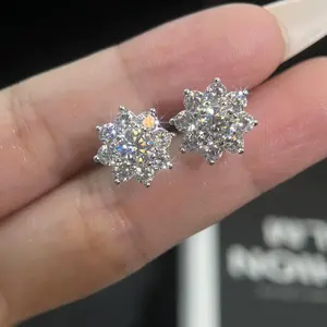 2026 New Arrivals & Fresh Design | 【Must be】S925 Silver Premium Moissanite Hoop Ear Clips - Latest Launch, 1-2ct (Round/Square) | Elegant Gift for Him & Her | Genuine Certificate of Authenticity | dealsforyoudays gift
