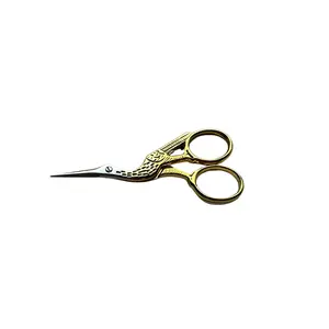 Scissors | Gingher Gold Stork Needlepoint Scissors