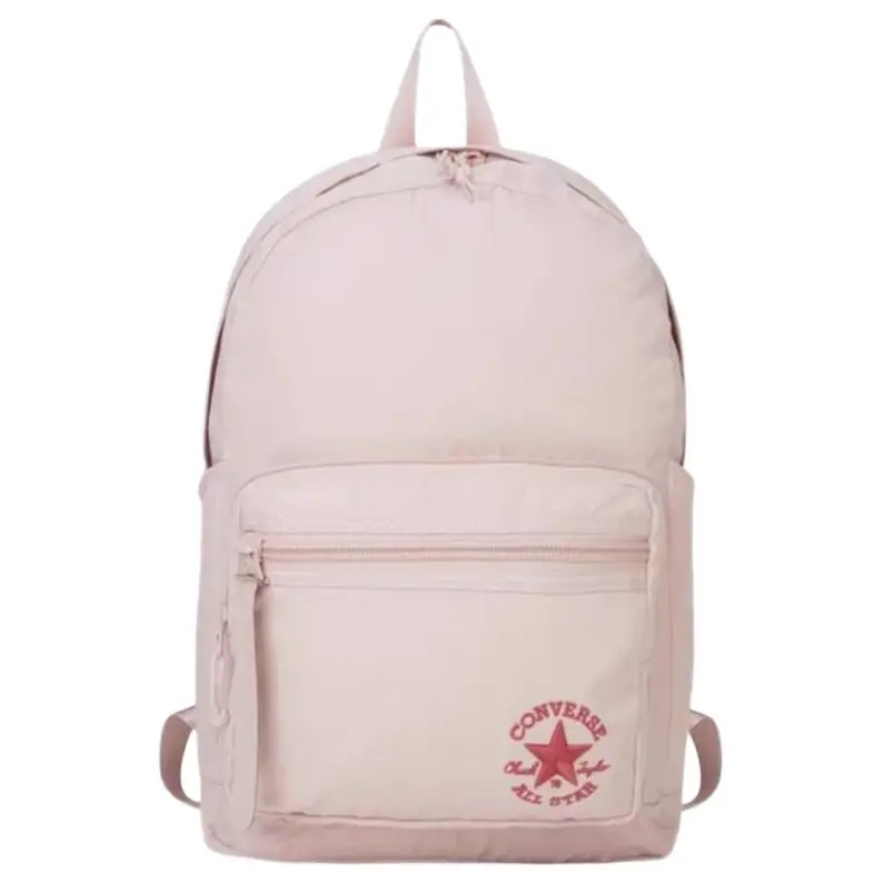 Converse Chuck 70 Go 2 Unisex Polyester Backpack with Logo Patch, Pink Functional Luggage Bag, Unisex Names