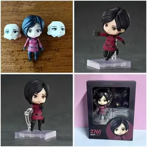 New Arrival Nendoroid 2761 Ada Wong Multiple Interchangeable Faces Desktop Decoration Articulated Action Figure Model Toy
