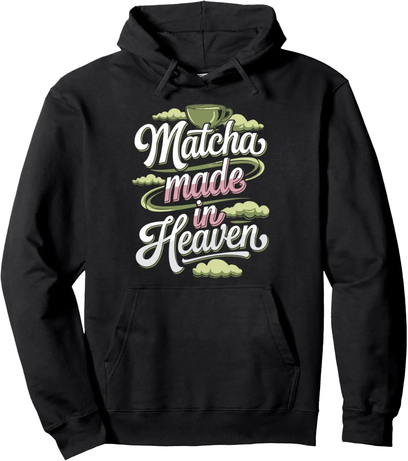 Healthy Beverage Antioxidant Rich Matcha Powder Tea Culture Pullover Hoodie 5