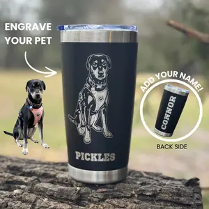 Pet Photo Engraved 20oz Tumbler
