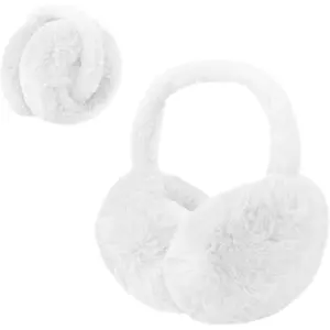 1Pc Foldable Fluffy Winter Ear Muffs with Headband for Women & Men