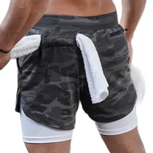 Camo Track Shorts Water-Resistant Comfortable Man Woman Breathable Quick Dry
