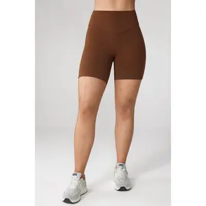 Unissu Hugcurve Basic Minimalist No Front Seam 6" Biker Shorts