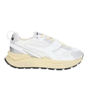 diadora Womens Mercury Elite Urban Lace Up Sneakers Shoes Casual - White
