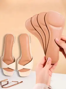 Self-Adhesive High Heel Insoles, Summer Sandal Forefoot Pads, Sweat-Absorbing Anti-Slip Shoe Inserts, Ultra Soft Pain-Free Comfort, No Slip Feet