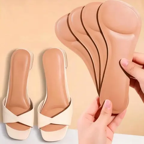Ultra Soft Pain-Free Comfortable Self-Adhesive High Heel Insoles, Summer Sandal Forefoot Pads, Toepads, No Slip Toe, Sweat-Absorbing Anti-Slip Shoe Inserts