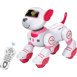 te Control Robot Dog Toy: Programmable Robotic Puppy for Kids Smart Interactive Robot Pet Dog Dancing Singing Stunt Animal Toy for Toddler Toys 3-8 Year Gift