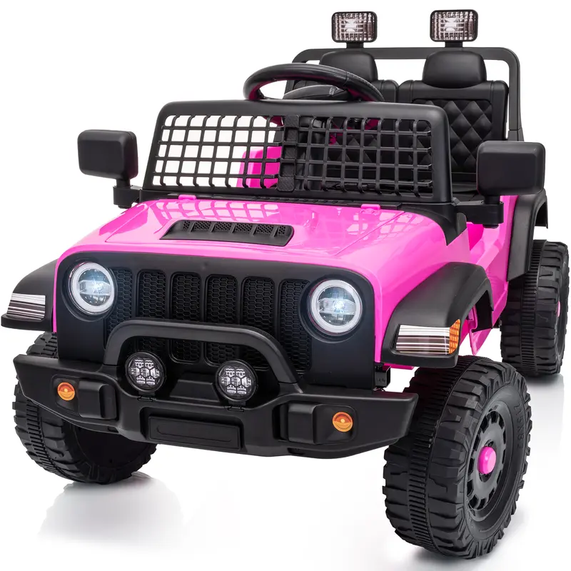 Hikiddo Kids Ride on Wheels, Electric Car Truck for Boys Girls with Remote & Lights
