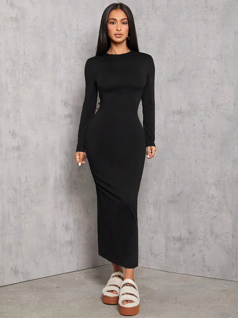 skims long sleeve dress petite Petite friendly skims dupe? : r/PetiteFashionAdvice